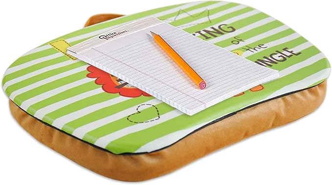 Pets Lap Desk - Lapdesk Fits up to 11.6 Inch laptops - Drawing Table and Craft Desk (1-Lion)