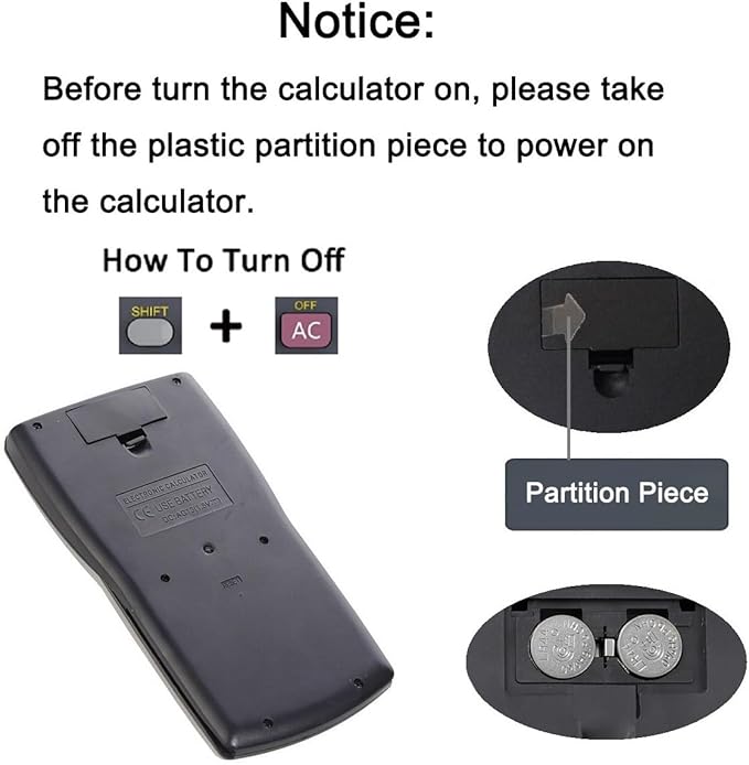 Scientific Calculators Desktop, Scientific Calculators for Students, Scientific Calculator 240 Functions 2 Line 10+2 Digits, Desk Math Calculator for School (Pink and White)