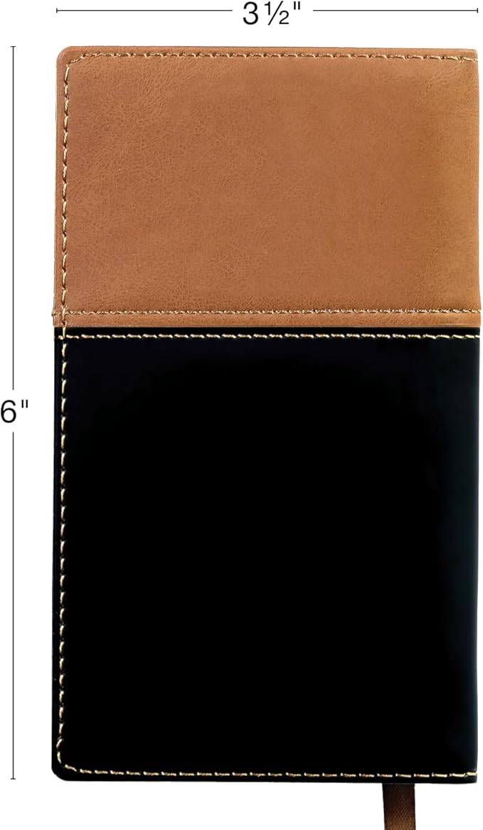 2026 Pocket Planner/Pocket Calendar, 3.5"x6": Includes 14 Months (November 2025 - December 2026) / 2026 Weekly Planner/Weekly Agenda/Monthly Calendar Organizer (Brown/Black)