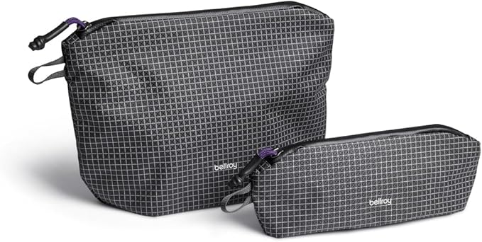 Bellroy Lite Pouch Duo (lightweight pencil case and pouch) - ArcadeGray