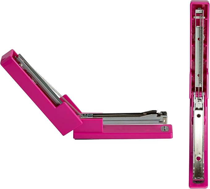 JAM PAPER Modern Desk Stapler - Pink - Sold Individually