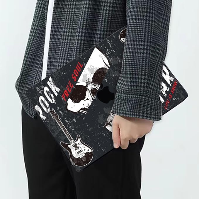 Compatible with 2022 2023 2024 2025 MacBook Air 13.6 inch Case M4 A3240 A3113 M3 A2681 M2 Cover, Crystal Pattern Plastic Hard Case Sleeve for MacBook 13.6 Air 2025 M4 Touch ID, Free Soul