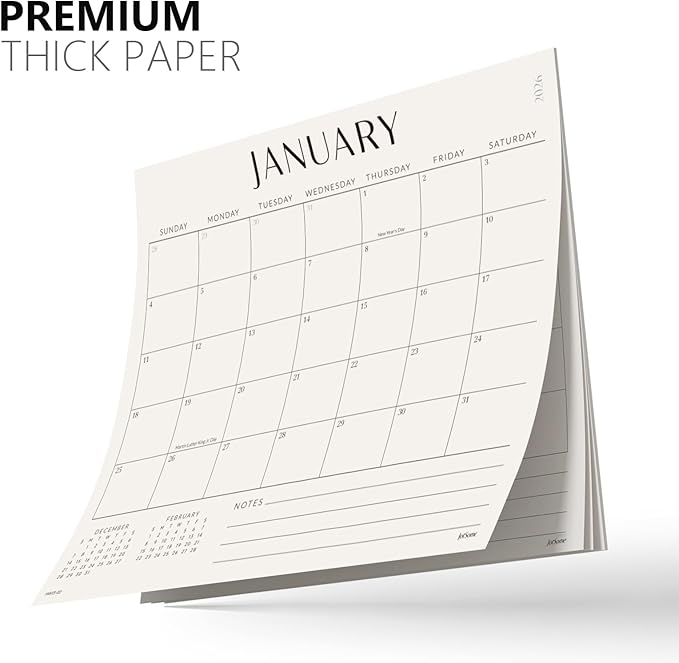 Jotsome Magnetic Calendar for Refrigerator 2025-2026, Monthly Fridge Calendar From Now to December 2026 13x11 inch, Easy Planning