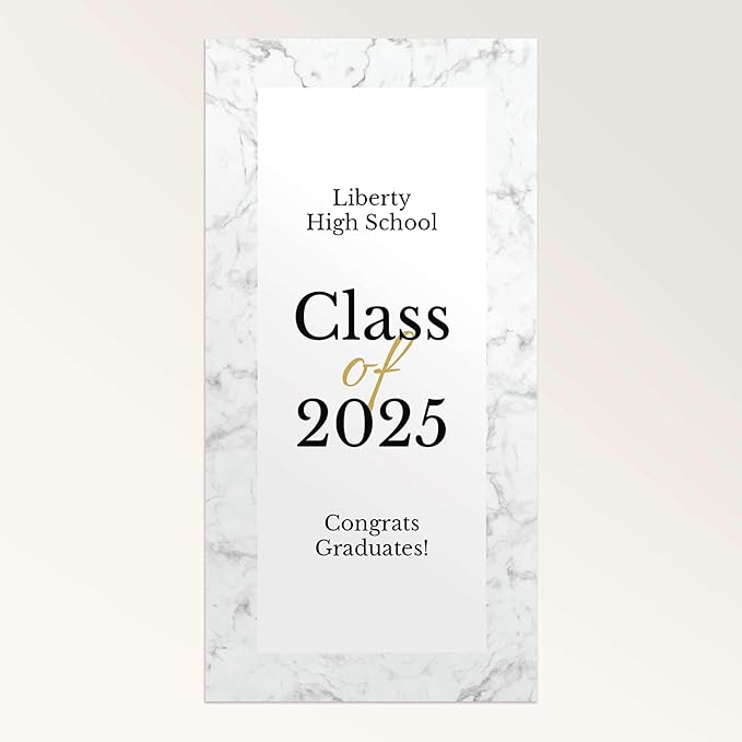 Staples Custom Scrim Vinyl Banner - 24W" x 36L" Quote Banner with 4 Grommets - Durable Outdoor Sign for Events, Promotions, and Business Advertising (Marble)