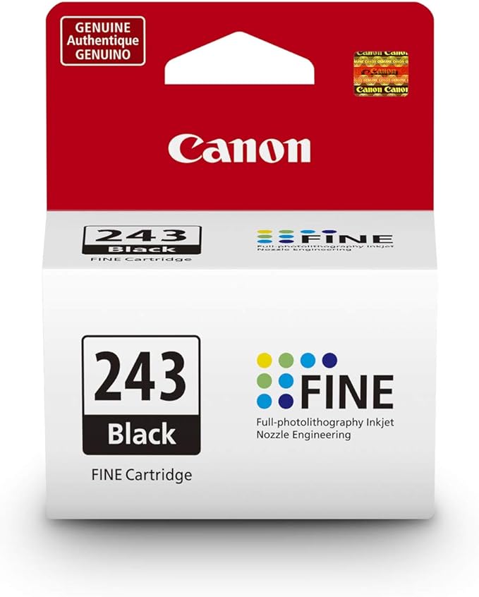 Canon PG-243 and PG-245 Compatible Ink Cartridges Bundle for Select Printers