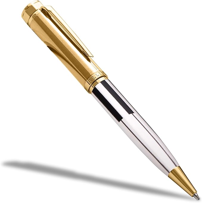 Ellington Pens Luxury Ballpoint Pen – Premium Quality, Smooth Writing Experience, Elegant Design, Includes 2 Ink Refills (Black & Blue) – Ideal for Professionals and Gift Giving