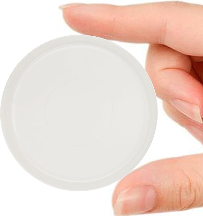 100pcs Discbound Notebook Discs DIY Planner Accessories fits for Tul,Levenger,Arc,Happy Planner,Talia(Clear,0.7inch/18mm)