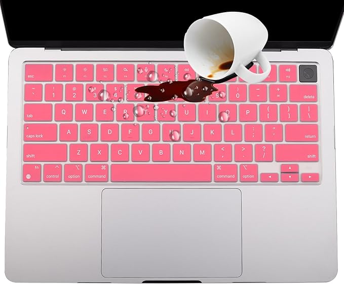 2 Pack Keyboard Cover for 2025-2023 MacBook Air 13" 15" M4 M3 M2, 2025-2021 MacBook Pro 14" 16" M4 M3 M2 M1 Pro/Max, Ultra Thin Keyboard Skin for 14.2" 16.2" MacBook Pro /13.6" 15.3" MacBook Air, US