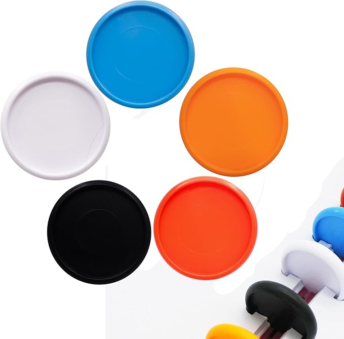 100pcs Discbound Notebook Discs DIY Planner Accessories fits for Tul,Levenger,Arc,Happy Planner,Talia(Solid Mixed,0.7inch/18mm)