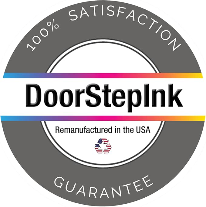 DoorStepInk Remanufactured Ink Cartridges for HP 15 C6615DN Black 2 Pack – Compatible with HP DeskJet 810C, 812C, 825C, 825cvr, Officejet 5110, V40, 5110xi, PSC 500, 950, 750, High Yield USA Made