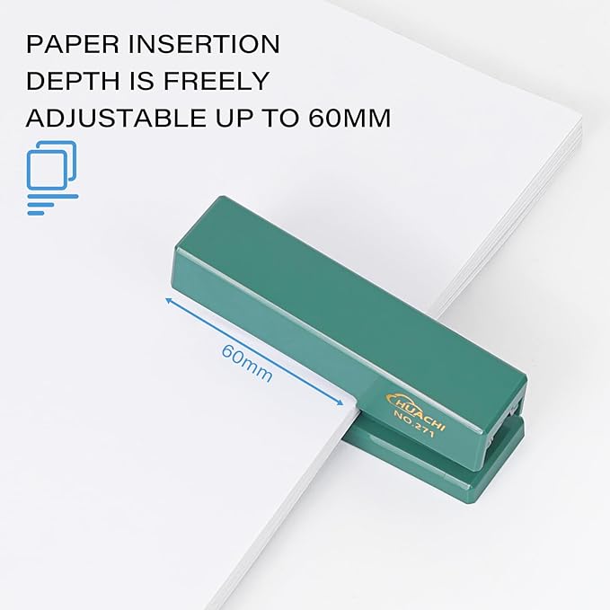 Desktop Stapler 2-Pack, Durable Office Stapler, 25 Sheet Capacity, Includes 1000 Staples for Home and Office Use (2, White)