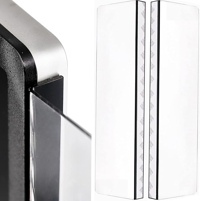 2 Pack Computer Monitor Memo Board for No Edge Monitors,Monitor Sticky Note Holder,Office Desk Decor for Women Man,Home Office Desk Computer Accessories