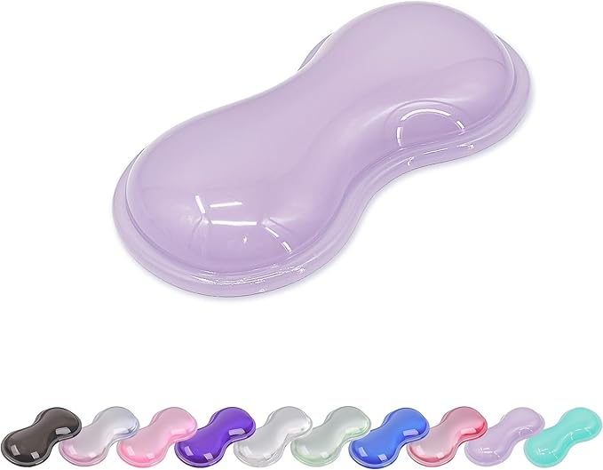 Gel Wrist Rest for Keyboard and Mouse, Wrist Rest for Keyboard, Mouse Wrist Support, Pain Relief, Cool Touch, Non-Skid, Mouse Wrist pad