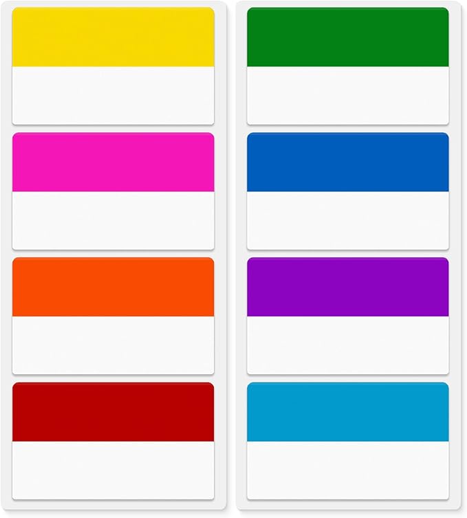 Mr. Pen- Sticky Index Tabs, 240 Pcs, Vibrant Sticky Tabs for Notebooks, Page Markers, Page Tabs for Binders, Page Tabs Sticky Tabs for Books, Notebook Tabs, Book Sticky Tabs for Notebooks