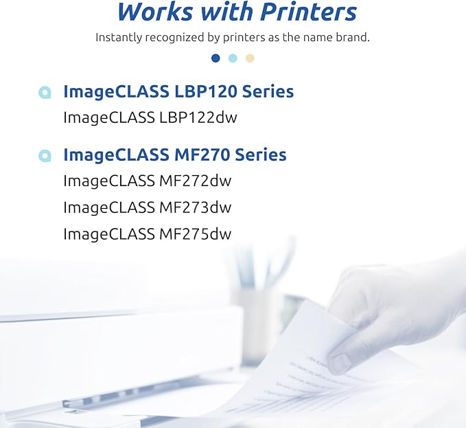 INK E-SALE 071H 071 High Capacity Toner Cartridge Replacement for Canon 071 071H Black Toner use for Canon imageCLASS LBP122dw MF273dw MF275dw MF272dw LBP120 MF270 Printer (Black,1-Pack)