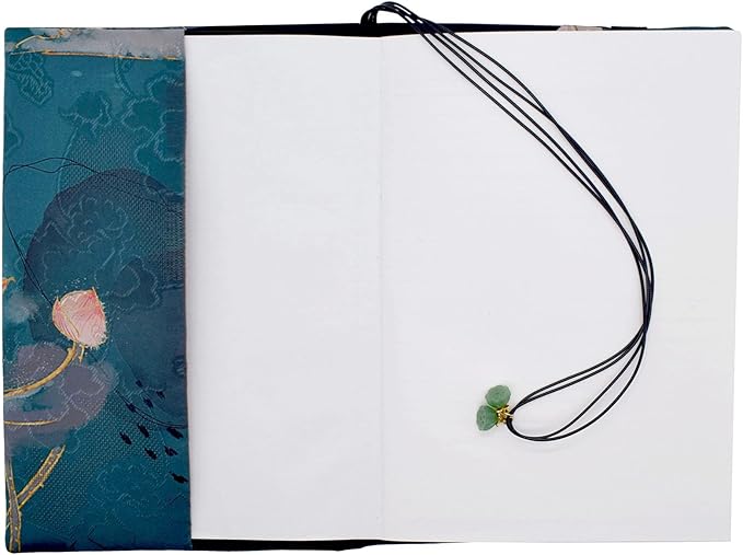 BLBMH 5.5x8.5 inch Book Cover for Paperbacks- Adjustable Fabric Book Sleeve Cover Protector Hardcover Softcover Book Novels Notebook Bible - Lotus B