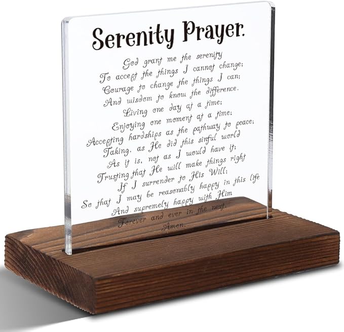 Mental Health Gifts for Friend, Encouragement Gifts for Friend, Positive Affirmation Gifts for Friend,Modern Acrylic Desk Plaque with Inspirational Quotes, 10 x 10 x 1.5 cm,XXD30