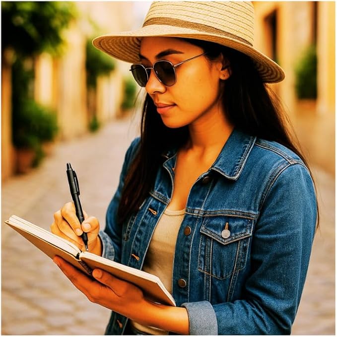 (20) Colorful Ballpoint Pens Assorted Colors Medium Ink Retractable School Office Home Note Taking Journaling Drawing