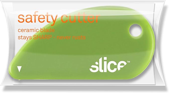 Slice 00200 Safety Cutter, Microscopic Ceramic Blade, Cuts Paper & Coupons, Won