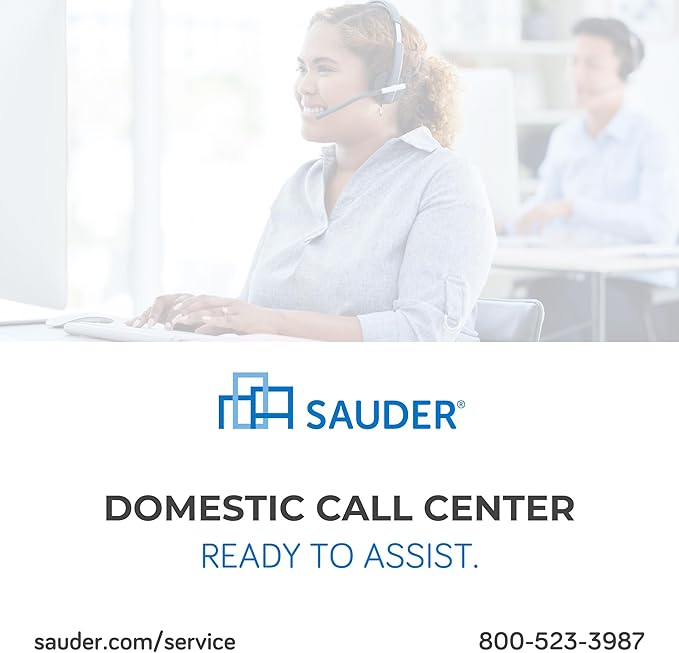 Sauder Palladia 2 Drawer File Cabinet, Lateral Filing Cabinets for Home Office, Hanging File Folders Organizer, Interlocking Drawers, in Split Oak Finish