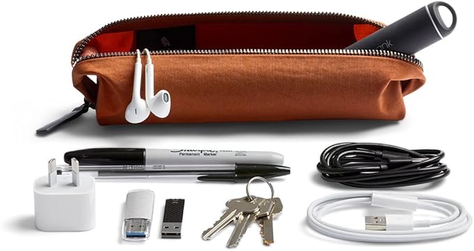Bellroy Pencil Case, Work Accessories, Woven Fabric (pens, Cables, Stationery and Personal Items) - Bronze