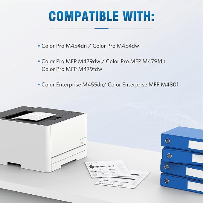 414A Compatible Toner Cartridge Replacement for HP 414A W2023A 414X W2023X Works with M454 M454dw M454dn MFP M479 M479fdw M479fdn M479dw M455dn M480f Printer W2023A (1 Magenta)