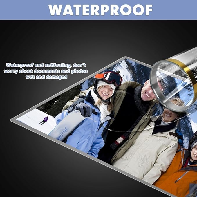 Laminating Sheets, PANDRI 600 Pack Thermal Laminator Pouches Holds 8.5 x 11 Inch, 3 Mil Clear Laminator Paper 9 x 11.5 Inch, Letter Size