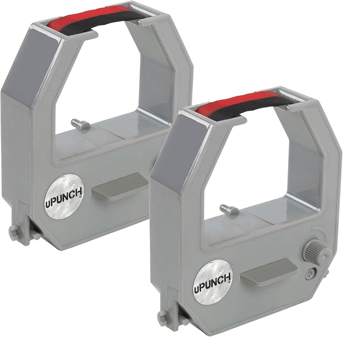 uPunch Ink Ribbon for HN4000 Calculating Time Clock, 2-Pack
