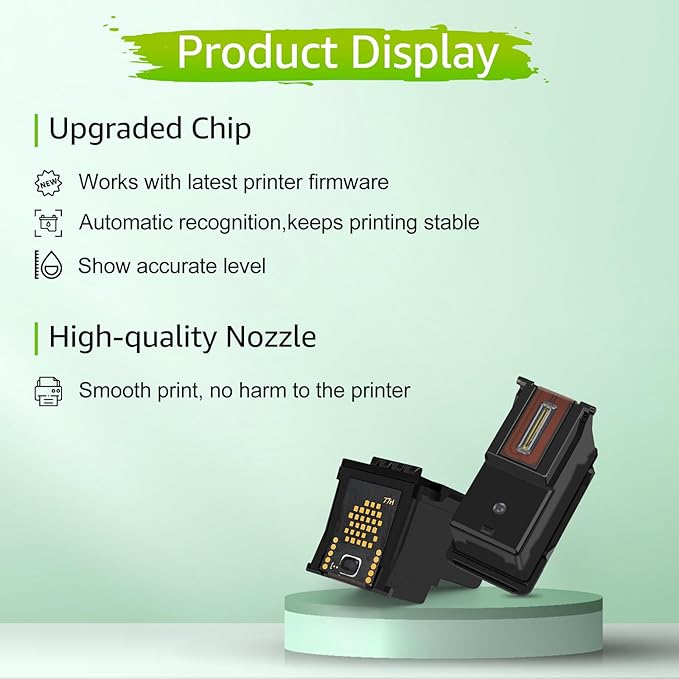 65XL Ink Cartridge Replacement for HP 65 XL N9K04AN Compatible with Envy 5055 5052 5058 Deskjet 2655 2652 2622 3720 3730 3752 3758 All-in-One Printer