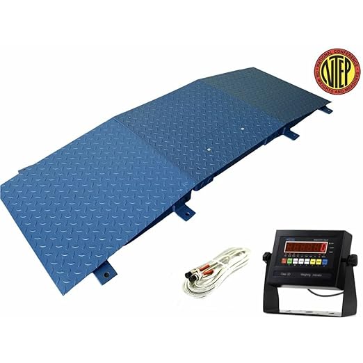 Liberty Industrial 24" x 24" (2’ x 2’) Floor Scale, Accurate Digital Pallet Scales with 2 Ramp for Warehouse or Shipping Weighing, 1000 x .2 lb