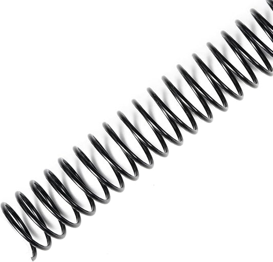 TOTiyea 50 Pack Plastic Spiral Binding Coils,20mm(3/4 ") Binding Spirals,170 Sheet Capacity,4:1 Pitch, Black