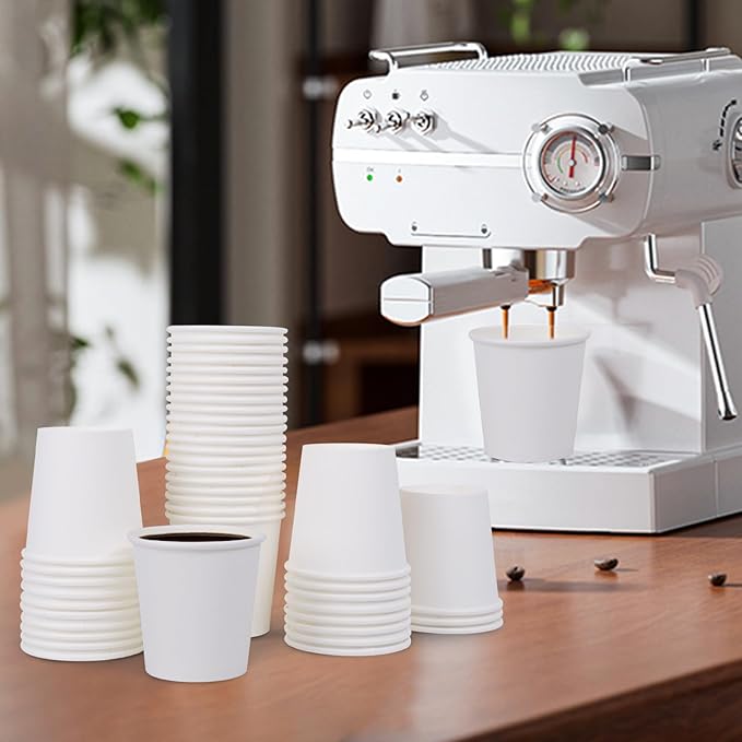 SIUQ 1200 Pack 3 oz Paper Cups, Small Disposable Bathroom Mouthwash Cups, Mini White Paper Espresso Cups 3 Ounce for Parties, Bathroom, Picnics, Travel and Events