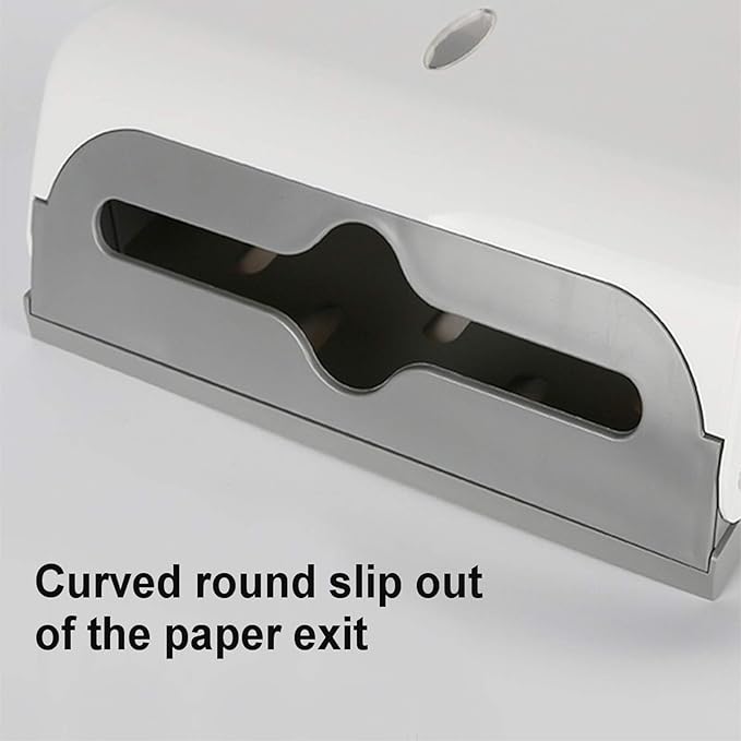 AILELAN Paper Towel Dispensers, Commercial Toilet Tissue Dispensers Wall Mount Paper Towel Holder Multifold/C-Fold Paper Towel Dispenser for Kitchen and Restroom Decor (White)