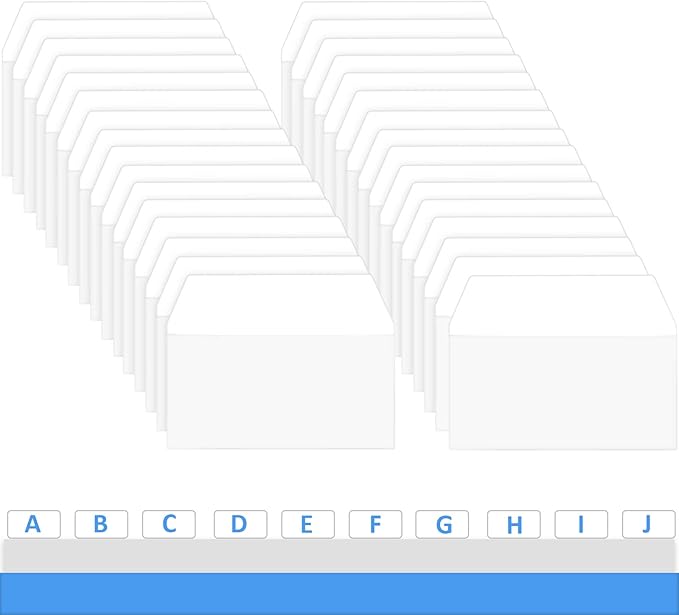 Zonon 400 Pieces Tabs 2 Inch Sticky Index Tabs, Writable and Repositionable File Labels Flags White Page Pop up Markers Labels for Reading Notes, Books and Classify Files