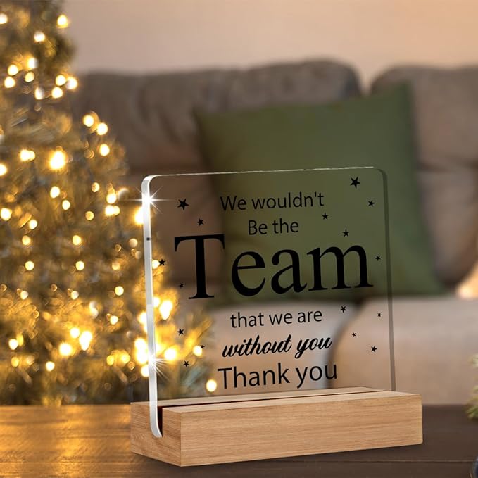 Boss Gifts for Women Men, Boss Day Gift, Employee Appreciation Gifts, Gift for Manager Leader Coworker, Thank You Decor Office Desk Signs Plaque