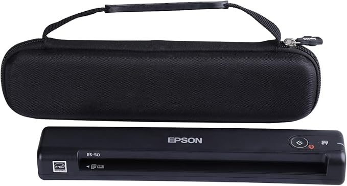 Aproca Hard Storage Travel Case,for Epson Workforce ES-50 / ES-55R / ES-60W / ES-65WR / DS-30 / DS-70 / DS-80W Document Scanner
