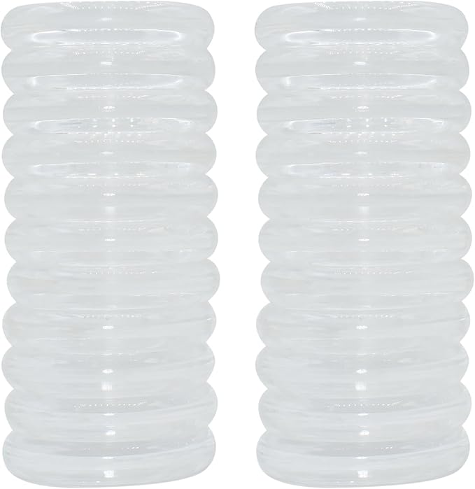 1-Inch Transparent Plastic Discbound Expansion Discs for Custom Notebook and Planner - Compatible with Circa, Arc, TUL (Set of 22)