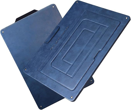 PUNCUBE Portable Lap Desk -Ultra Slim&Compact Laptop Desk in Sleek Design with Retractable Mouse Pad, Adjustable Stand, Expandable Surface, and Heat Protection for Laptops and Tablets (Midnight Blue)