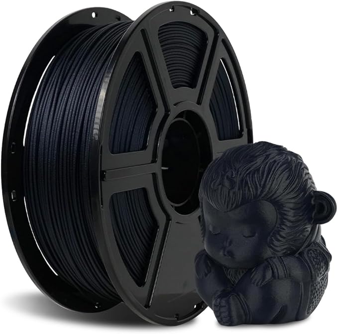 FLASHFORGE Carbon Fiber PLA Filament 1.75mm, Carbon Fiber Reinforced PLA 3D Printer Filament, 1KG Spool Dimensional Accuracy +/- 0.02mm, High Strength & High Abrasion-Resistance (PLA-CF Midnight Blue)