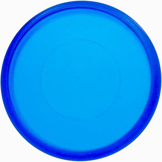 100pcs Discbound Notebook Discs DIY Planner Accessoriesfits for Tul,Levenger,Arc,Happy Planner,Talia(Transparent Blue,1.26 inch/32mm)