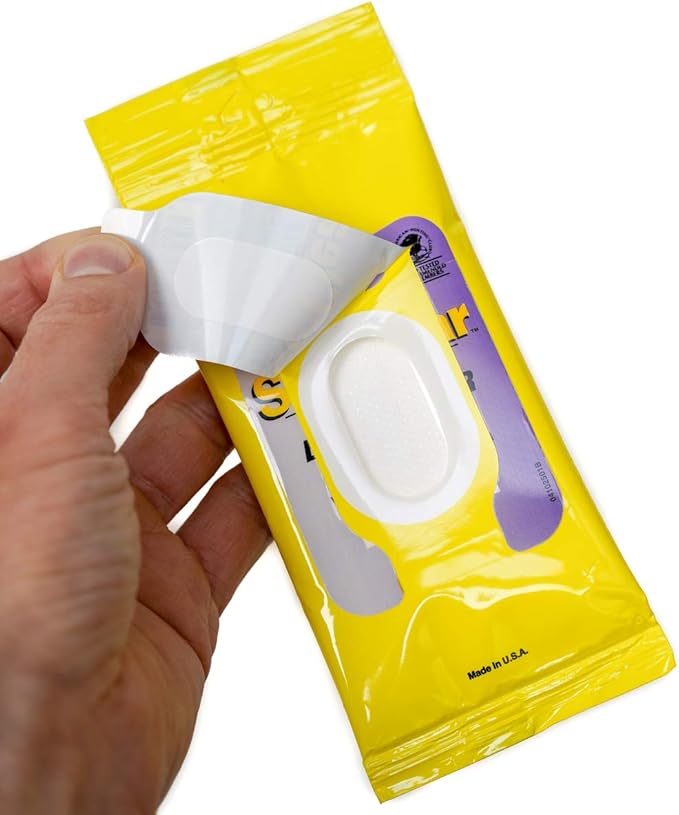 See Clear Original Lens Cleaning Wipes - Pre-Moistened Eyeglass & Screen Cleaning Cloth Towelettes - Streak Free, Scratch Free Lens & Electronic Screen Cleaner - 12 Resealable Packs of 16 (192 Wipes)