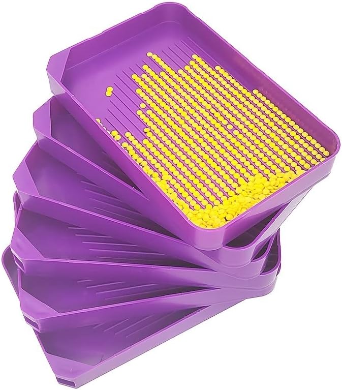 KTCLCATF DIY Diamond Painting Tools and Accessories Kits Multiple Sizes Painting Pens for Adults to Make Diamond Art Craft Tweezers Glue Diamond Correction 28 Girds Storage Box (18PCS)