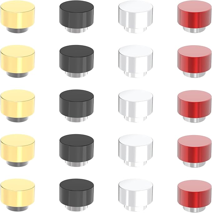 Super Strong N52 Rare Earth Refrigerator Magnets - 20 Pack, Colorful Fridge Magnets,Cute Decorative Magnet,Powerful Magnet for Office, Kitchen, Glass Board, Whiteboard, Dry Erase Board