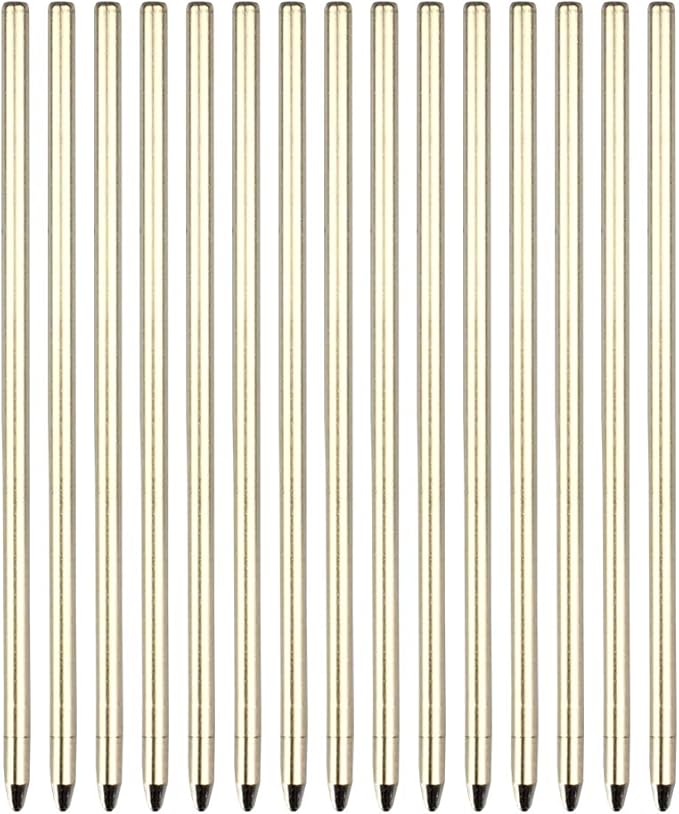 smttw Muticolor Pen Refill Ink for 4-in-1 Mutifunction Pen, Mechanical Pens Refills, Metal Tip, 5 pieces (Blue Ink, Red Ink, Black ink)， A Pack of 15