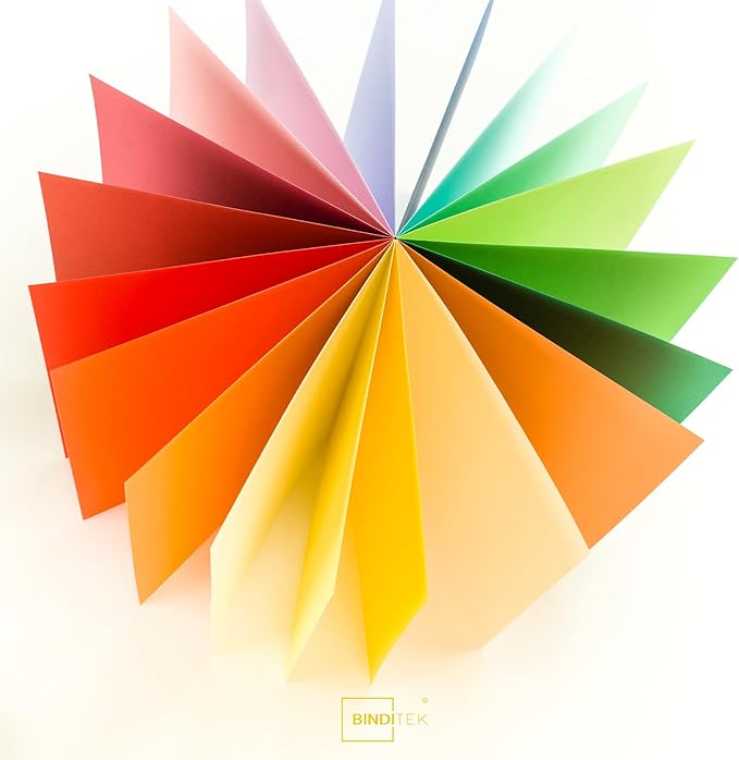 Binditek 100 Pack Grain Texture Paper Binding Presentation Covers, 230 GSM, 12 Mil, 85lb, Un-Punched, Square Corners, 8.5 x 11 Inches, Coffee Color, for Students and Coworkers