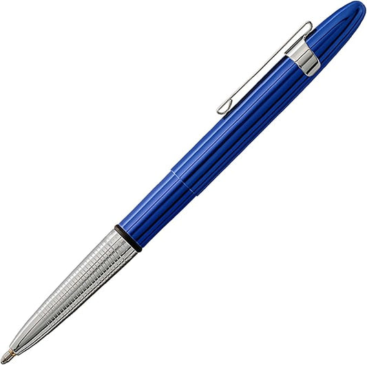 Fisher Space Pen Bullet Pen, Blue Moon, Ballpoint, Brass, Black Ink, Pocket Clip, Gift Box