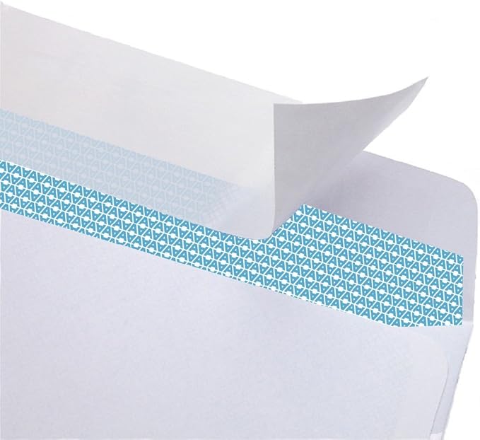 Aimoh #8 Double Window Self Seal Security Envelopes - for Business Checks, QuickBooks & Quicken Checks, Size 3 5/8 x 8 11/16 Inches - Checks Fit Perfectly - Not for Invoices - (30180-CS)