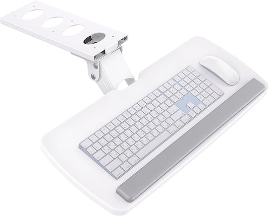 HUANUO Keyboard Tray Under Desk, 360 Adjustable Ergonomic Sliding Keyboard & Mouse Tray, 25" W x 9.8" D