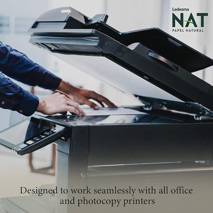 Letter Size (8.5"x11") Natural Sugarcane Pulp Printer Paper, For All Office And Photocopy Printers, Designs, Crafts (3 Reams (1500 Sheets))