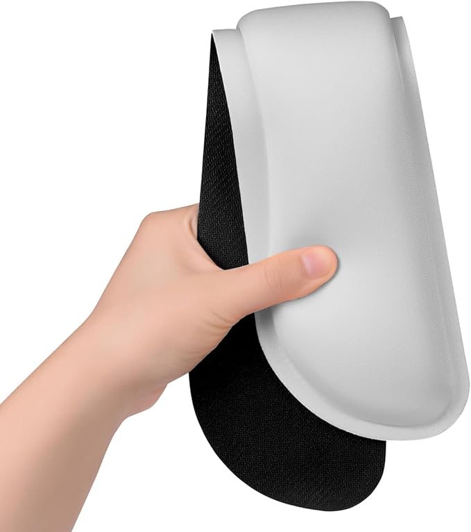 Dapesuom Enlarge Keyboard Wrist Rest, Cute Memory Foam Keyboard Wrist Cushion for Computer Desk Mats Support, Typing Pain Relief Ergonomic Mouse Pad Rests with Non-Slip Base for Gaming, Laptop, Gray